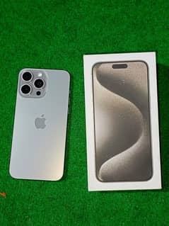 Iphone 15 Pro Max HK model Natural Titanium with Apple warranty