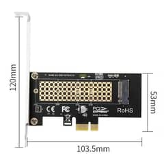 M2 NVME Riser Card M2 NVME to Pcie X1 Riser Card M2 Solid State Drive 0