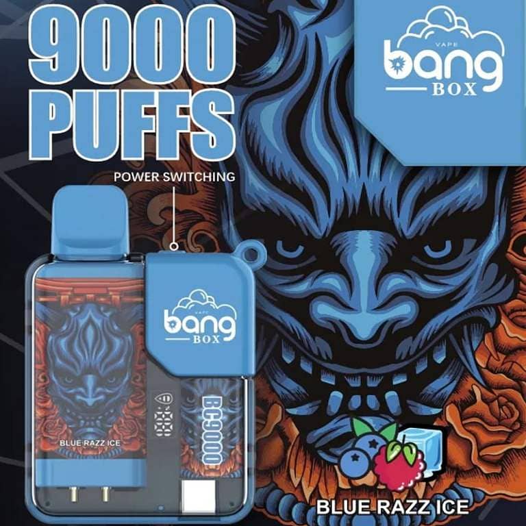 Bang Box 9000 Puffs 5% Nicotine LED Power Display Disposable 4