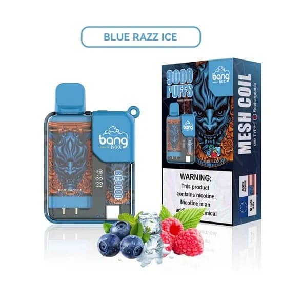 Bang Box 9000 Puffs 5% Nicotine LED Power Display Disposable 7