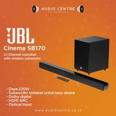 JBL Soundbar With Wireless Subwoofer SB170