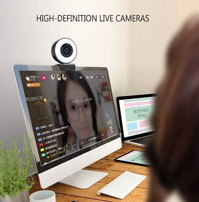 Webcam 1080P Full HD PC Skype Camera, PA452 Web Cam with Mic 11