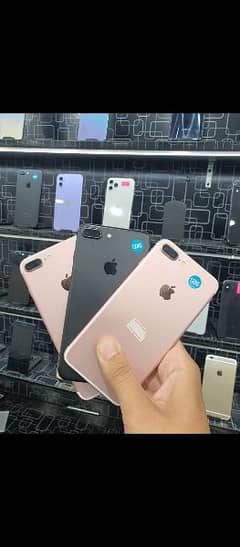 iPhone 7 plus 128 gb Jv full sim time 85 health all ok phone