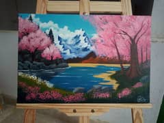 Cherry Blossom Tree Landscape