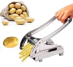stainless steel potato chipper with box