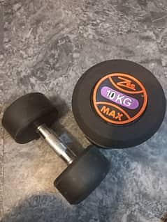 Rubber Coated Dumbbells 250 per kg 2