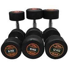 Rubber Coated Dumbbells 250 per kg 4