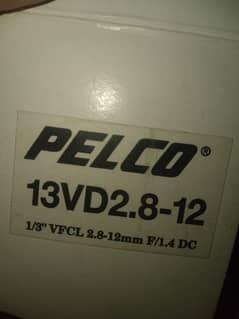 original pelco varifocal length lenses
