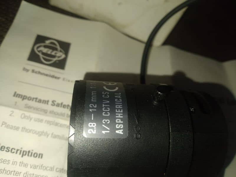 original pelco varifocal length lenses 2