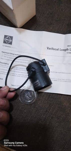 original pelco varifocal length lenses 9