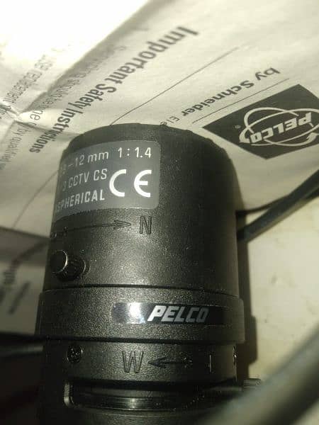 original pelco varifocal length lenses 10