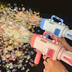 32 hole Bazooka Rocket Bubble Gun with Free New (4pc AA Cell) Exciting