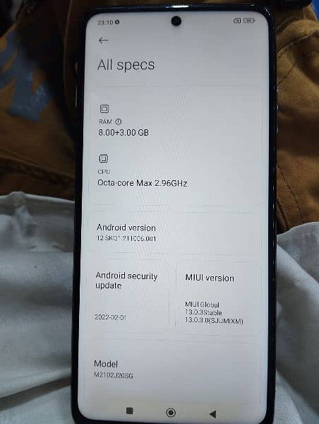 Poco X3 Pro 8 256 GB Without Daba Charge Condition 10 by 09 All Okk 7