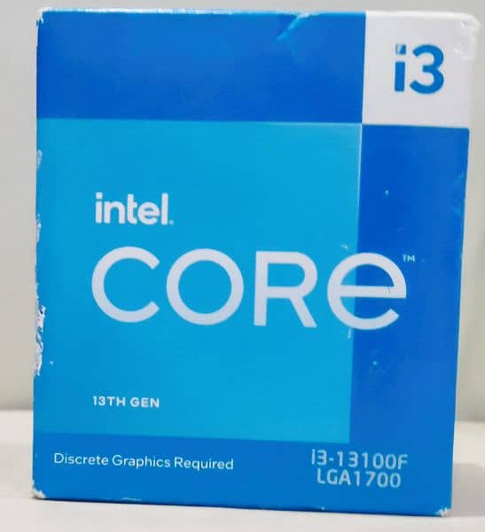 Intel i3 13100f box with stock cooler 3