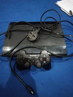 PS 3 with one controller and 16 games discs+2 video movies  discs.