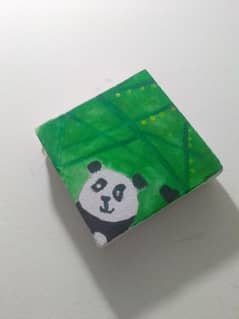 baby panda painting