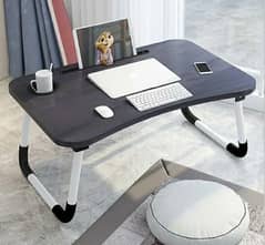 laptop table, children study table, foldable wooden table, cup holder
