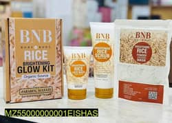 3 in 1 rice skin whitening kit