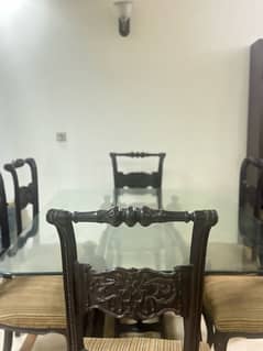 Dining table/wooden(glass)dining table/6 chair/furniture