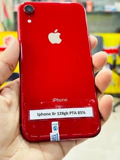 iPhone Xr 128gb Red PTA Approved Battery  85% Water Pack