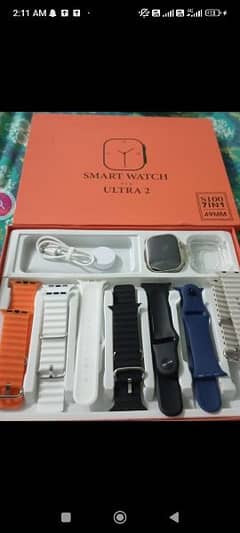 s100 with 7 strap Smart watch