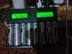 +|AA Enegizer Rechargeable (20) Cells with (3) chargers | 2500 mAh