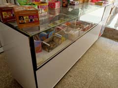 shop counter with box