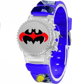 Batman/Spider man Spiner Watch With Colorful Lights For kids.