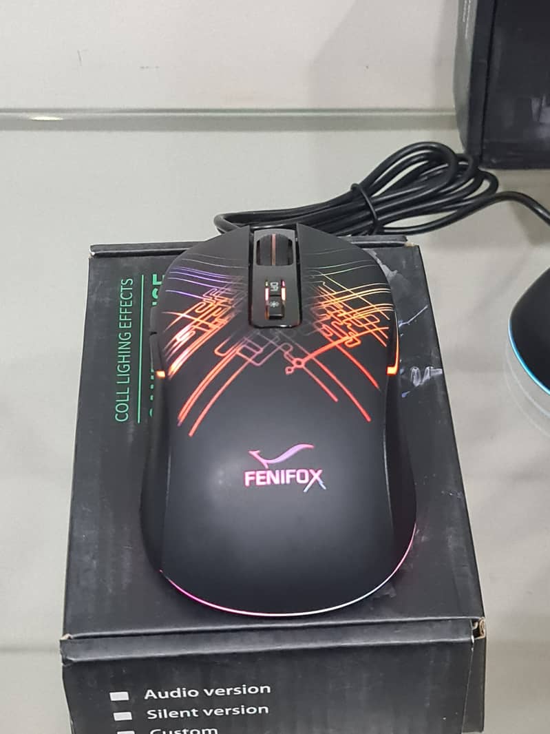 Optical Fenifox RGB Wired Gaming Mouse 4