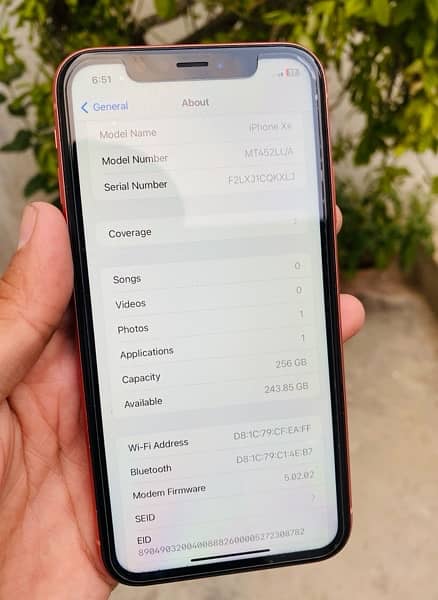 iPhone xr 256gb non pta jv fresh all ok 10/10 3