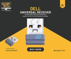 Dell Universal Receiver USB Adapter For Wireless Keyboard & Mouse Pc