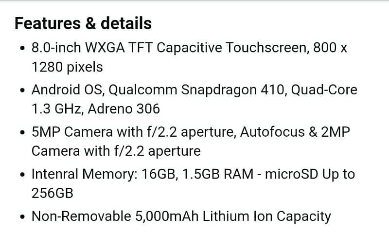 samsung t377a, sim supported, 8.0 inches screen 3