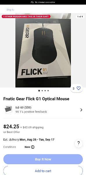 Gaming Mouse For Sell Imported New 5