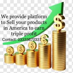 Earn money in dollars by sell your products in USA markets