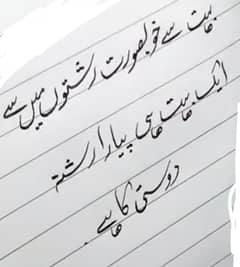 I can writte Urdu assignments