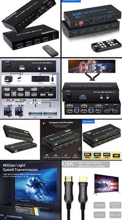 Electronics Gadgets 8K Fiber HDMI Cable | Extender | KVM | Switchers