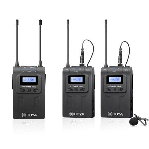 BOYA BY-WM8 Pro-K2 UHF Dual-Channel Wireless Microphone System 3