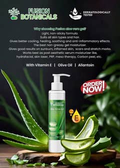 Fusion aloe vera gel, 100 gm Rs 900 only
