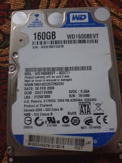 160 laptop hard drive