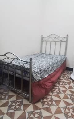 Steel single bed for sale