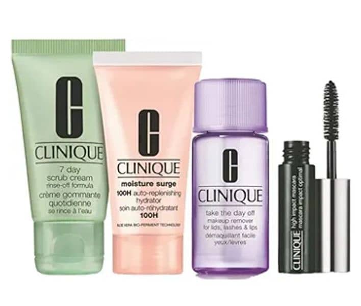 Clinique mascara, make up remover, moisture 0