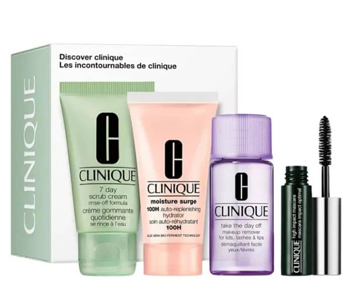 Clinique mascara, make up remover, moisture 2