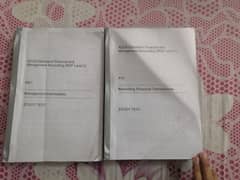 Acca Ma1 and fa1 study text and kits