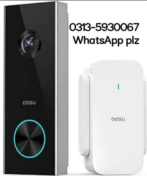 aosu door bell camera wireless doorbell with chime 2k hd resolution 1