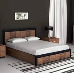 King Size Double Bed with Side Tables/03019225195
