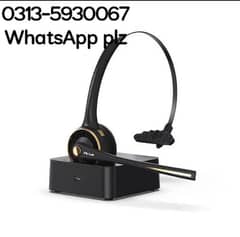 trucker headset wireless Bluetooth calling headset bh M9 2 device conc