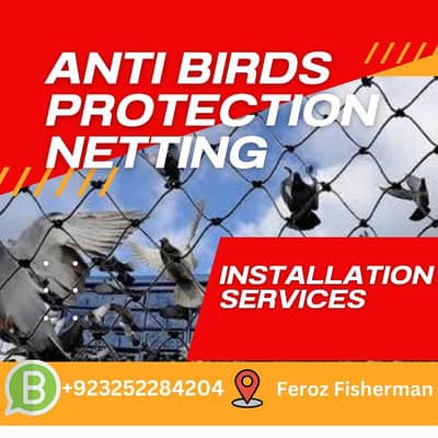 Anti Birds Protection (Kabooter) Netting
