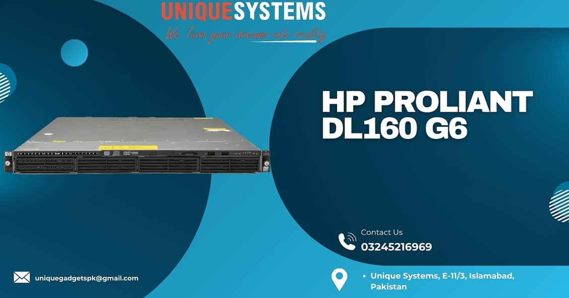 HP PROLIANT DL160 G6 server 0