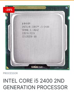 Core i5 2nd generation processor
