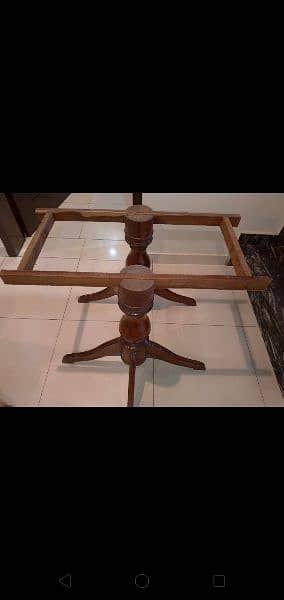 sheesham wood dinning table stand for sale in Citi Housing 0